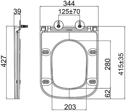 Комплект 5 в 1 Lemark Peneda Expert+Bit+ Florex White 100124422 с кнопкой Bit 9804008 белый глянцевый