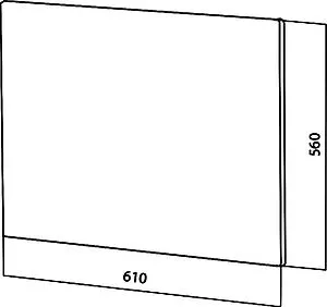 Зеркало Am.Pm Spirit белый M70MOX0600WG, 2