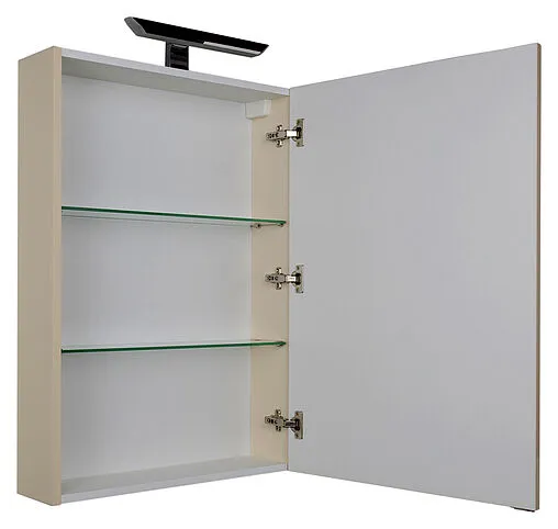 Шкаф-зеркало Aquanet Эвора 60 сливочный 184015