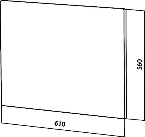 Зеркало Am.Pm Spirit белый M70MOX0600WG