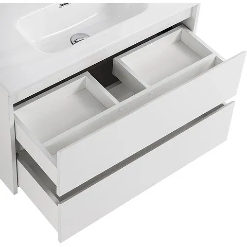 Тумба-умывальник напольная BelBagno KRAFT 80 Bianco Opaco KRAFT39-800/390-2C-PIA-BO+BB800/390ETL