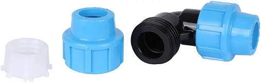 Уголок компрессионный соединительный 20мм x 20мм Джилекс 9301