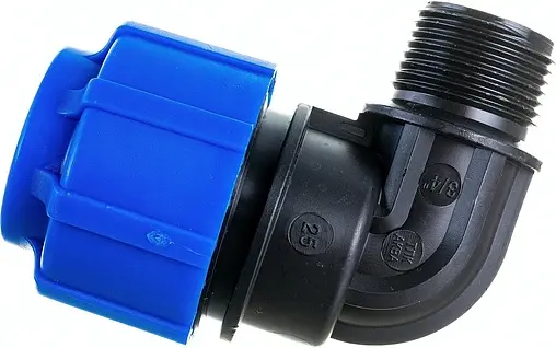 Уголок компрессионный переходной 25мм x ¾&quot;н ТПК-Аква 50012534