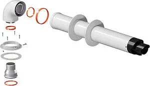 Комплект дымохода Ø 60/100мм L=1000мм Krats Стандарт KTS-02N-075, 1