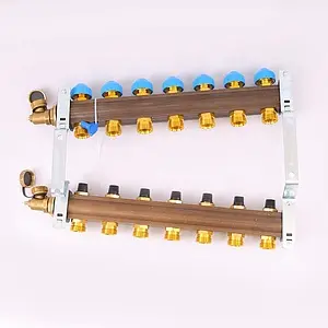 Группа коллекторная без расходомеров 7 отводов 1"в/в x ¾"ек Watts HKV 10004182 Группа коллекторная без расходомеров 7 отводов 1"в/в x ¾"ек Watts HKV 10004182, 5