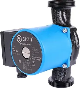 Насос циркуляционный Stout 32/40-180 SPC-0001-3240180 Насос циркуляционный Stout 32/40-180 SPC-0001-3240180, 1