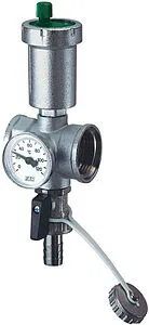 Узел проходной для коллектора с термометром (0-80°С) 1"в x 1"в Far FK 3438 1 Узел проходной для коллектора с термометром (0-80°С) 1"в x 1"в Far FK 3438 1, 1