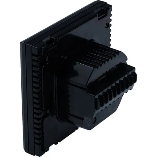 Проводной комнатный терморегулятор двухконтурный Wi-Fi 230В Valtec черный VT.AC713.B.0