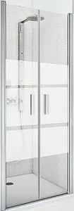 Дверь в нишу 800мм прозрачное/матовое стекло Roltechnik Tower Line TCN2/800 731-8000000-01-20, 1