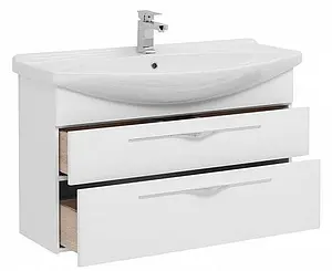 Тумба-умывальник Aquanet Ирвин 105 белый 00203974+00175449 Тумба-умывальник Aquanet Ирвин 105 белый 00203974+00175449, 4