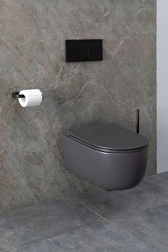 Унитаз подвесной безободковый Allen Brau Priority антрацит 4.31002.AN