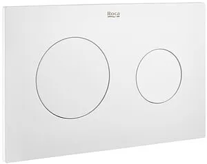 Клавиша смыва для унитаза Roca Duplo One PL-10 890189207 белый матовый Клавиша смыва для унитаза Roca Duplo One PL-10 890189207 белый матовый, 1