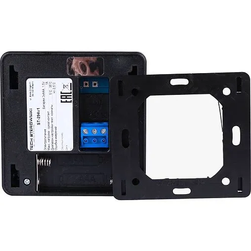 Проводной комнатный двухпозиционный регулятор котла Stout ST-294v1 черный STE-0101-029412