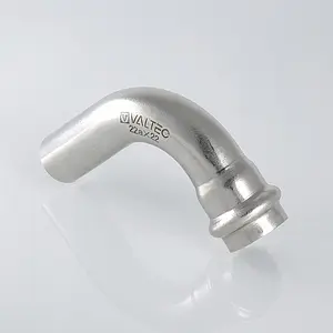 Уголок пресс однорастубный 15мм угол 90° Valtec VT.INOX-PRESS VTi.950.I.001515 Уголок пресс однорастубный 15мм угол 90° Valtec VT.INOX-PRESS VTi.950.I.001515, 3