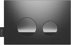 Клавиша смыва для унитаза Jacob Delafon E38068-BMT черный матовый Клавиша смыва для унитаза Jacob Delafon E38068-BMT черный матовый, 1