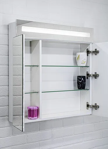 Шкаф-зеркало Домино Аврора 60 белый DV8005HZ