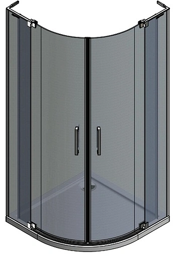 Душевое ограждение 900x900мм прозрачное стекло Roltechnik Elegant Neo Line GR2N/900 187-1000000-00-02