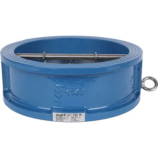 Клапан обратный поворотный двустворчатый межфланцевый Ду250 Ру16 Tecofi CB3448N-EP0250