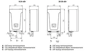 Котел электрический одноконтурный 12кВт Baxi Ampera Plus 12 E8403212-- Котел электрический одноконтурный 12кВт Baxi Ampera Plus 12 E8403212--, 2