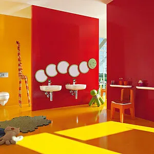 Раковина Laufen Florakids 45 зеленый/белый 8.1503.1.072.104.1 Раковина Laufen Florakids 45 зеленый/белый 8.1503.1.072.104.1, 3