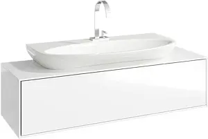 Тумба под умывальник подвесная Aqwella Genesis 120 белый GEN0112W Тумба под умывальник подвесная Aqwella Genesis 120 белый GEN0112W, 1
