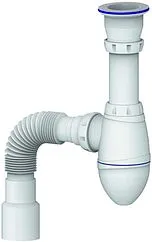 Сифон бутылочный для раковины Unicorn белый А220Р Сифон бутылочный для раковины Unicorn белый А220Р