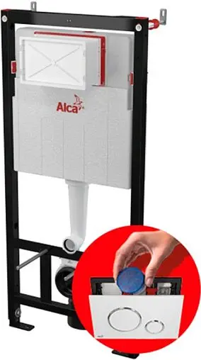 Инсталляция для подвесного унитаза AlcaPlast Sadromodul AM101/1120-0001