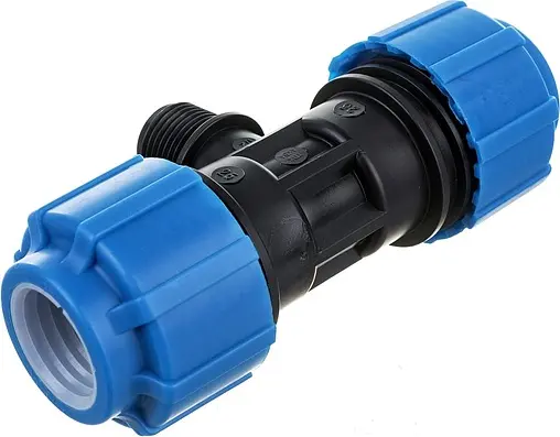 Тройник компрессионный переходной 25мм x ½&quot;н x 25мм ТПК-Аква 51251225