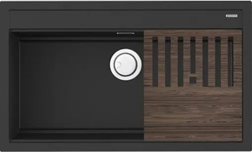 Мойка кухонная Omoikiri Kitagawa 86-LB-GB графит 4993794