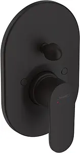 Смеситель для ванны скрытого монтажа Hansgrohe Vernis Blend чёрный матовый 71449670, 1