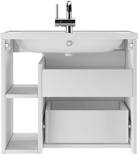 Тумба под умывальник подвесной Айсберг Absolute 60 белый DA6701T