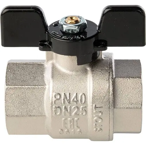 Кран шаровый 1"в x 1"в Stout SVB-0002-000025