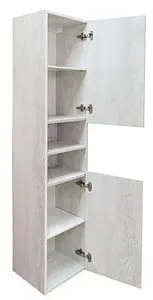 Шкаф-пенал подвесной Comforty Верона 35 дуб белый 00004137140CF, 5