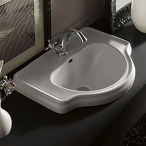 Раковина Kerasan Retro 62 белый 103001*3 Раковина Kerasan Retro 62 белый 103001*3, 5