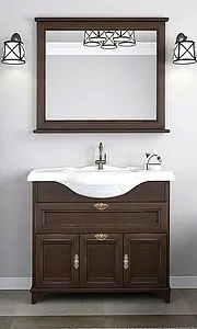 Тумба-умывальник напольная Aquaton Идель 105 дуб шоколадный 1A1978K1IDM80, 3