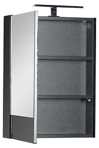 Шкаф-зеркало Aquanet Нота 50 камерино  чёрный 176947, 4