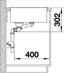 Мойка кухонная Blanco Axia III 6 S 100 L (доска ясень) тёмная скала 524644 Мойка кухонная Blanco Axia III 6 S 100 L (доска ясень) тёмная скала 524644, 5