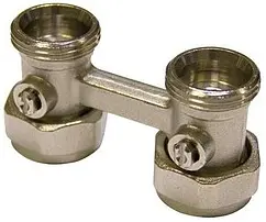 Узел нижнего подключения радиатора прямой ¾&quot;ек x ¾&quot;нг Uponor Smart Radi 1084685