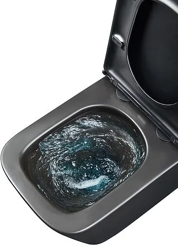 Унитаз подвесной безободковый Lemark Florex Торнадо 3.0 черный матовый 9612002