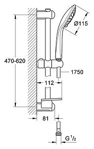 Душевая стойка Grohe Euphoria 110 Duo хром 27230001, 2