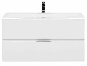 Тумба-умывальник подвесная Aquanet Алвита 100 белый 00235341+00222717, 5