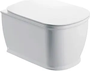 Унитаз подвесной безободковый BelBagno Prado белый BB10150CH, 1