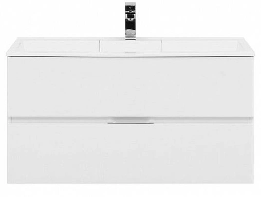 Тумба-умывальник подвесная Aquanet Алвита 100 белый 00235341+00222717