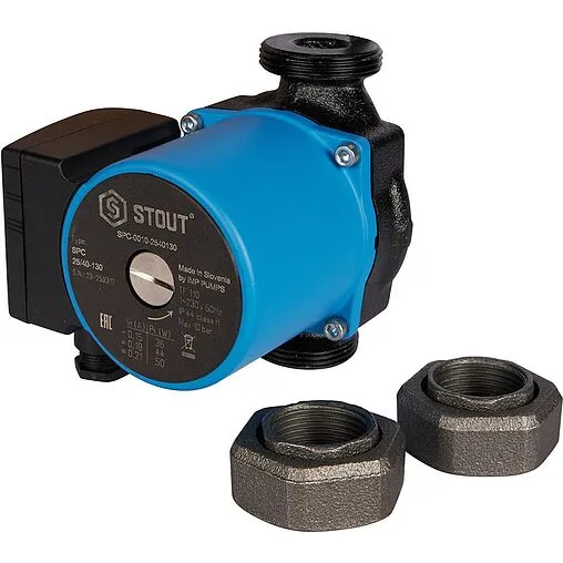 Насос циркуляционный Stout 25/40-130 SPC-0010-2540130 Насос циркуляционный Stout 25/40-130 SPC-0010-2540130