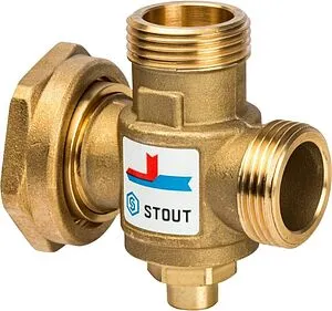 Трехходовой термостатический антиконденсационный клапан 1&quot; Kvs 3.2 Stout SVM-0050-326005, 1
