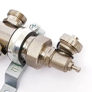 Группа коллекторная с расходомерами 5 отводов 1&quot;н/н x ¾&quot;ек Uni-fitt 455W4305, 4