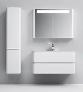 Шкаф-зеркало Am.Pm Sensation 100 белый M30MCX1001WG Шкаф-зеркало Am.Pm Sensation 100 белый M30MCX1001WG, 4