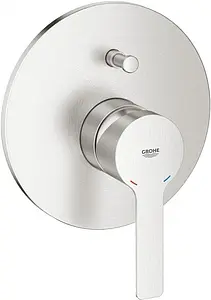 Смеситель для ванны скрытого монтажа Grohe Lineare полированная сталь 19297DC1 Смеситель для ванны скрытого монтажа Grohe Lineare полированная сталь 19297DC1, 1