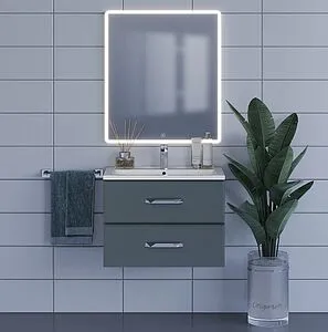 Зеркало с подсветкой Uperwood Upd Foster 70 белый/серебро 291020560 Зеркало с подсветкой Uperwood Upd Foster 70 белый/серебро 291020560, 4