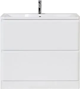 Тумба-умывальник напольная BelBagno ALBANO 90 Bianco Lucido ALBANO-900-2C-PIA-BL+BB900/455-LV-MR-ALR Тумба-умывальник напольная BelBagno ALBANO 90 Bianco Lucido ALBANO-900-2C-PIA-BL+BB900/455-LV-MR-ALR, 1